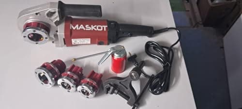 MASKOT Portable Pipe Threading Machine MPPT-32 | 1400W | ½” to 1 ¼” Capacity | Industrial Electric Threader with Case & Accessories 2