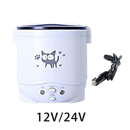 Small 1L Electric Rice Cooker Porridge Multifunction for Travel Car 12V|Home Décor, Organizer, Space Saving, Decorative, Foldable, Multipurpose| 3