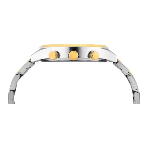 TIMEX Analog Watch for Man with Grey Round Dial & Silver Stainless Steel Bracelet Band Water Resistant Men's Wrist Watches - TW000T320 3