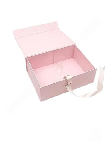 Awestuffs Premium Pink Gift Boxes for Gift Packaging, Reusable Decorative Gift Boxes (23 x 16 x 10 cm) for Hampers, Weddings, Birthdays, Return Gifts & Corporate Gifts (Pack of 1) 5