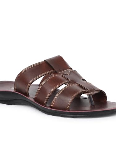 Bata Men's Slip-on Sandal - BROWN (8 UK) (8714505) 3