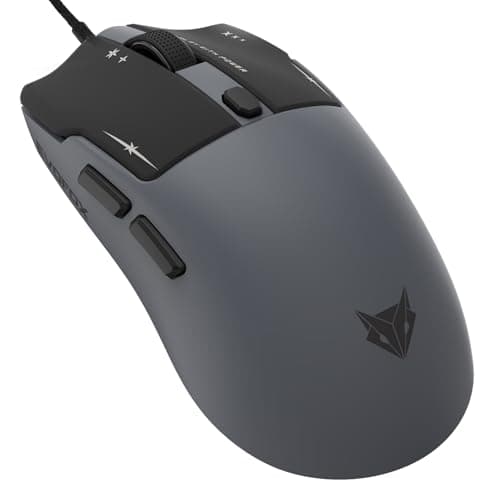 EvoFox Performance Series Ghost Air Ultra Lightweight(54g) Gaming Mouse | Pixart Sensor, Upto 1000Hz Polling Rate & 12400 DPI | Honeycomb RGB Lighting | Fully Programmable with Windows Software & On-b