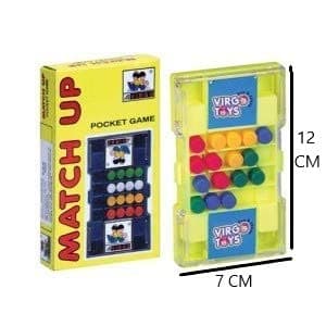 Negi Matchup Pocket Puzzle Strategic Game,Brain Teaser, Traditional Challenging Board Game for Kids and Adults 3