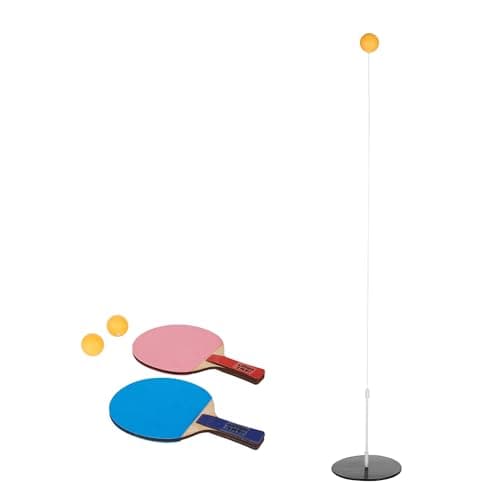 Amazon Brand - Jam & Honey Table Tennis Trainer for Kids & Teens 3+ Years, Indoor Outdoor Portable Ping Pong Practice Set with Paddles & Balls, BIS Certified Child Safe Sports Toy, Birthday Gift 2
