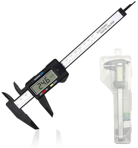Inditrust Digital Caliper, 0-6 inches Caliper with Large LCD Screen, Auto - Off Feature, Inch and Millimeter Conversion Measuring Tool, Perfect for Household with Plastic case