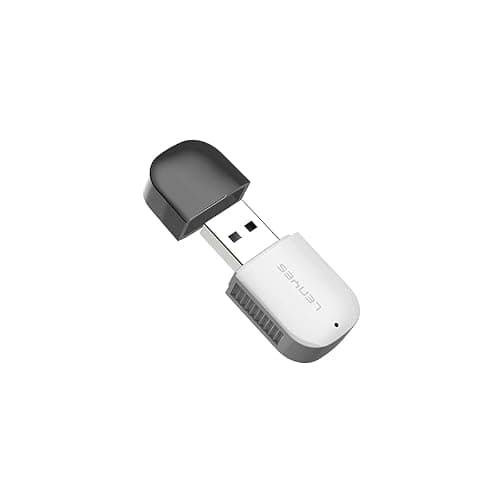 Lenyes LR204 Bluetooth 5.1 USB Receiver for Car | Plug & Play Wireless Audio Adapter | No App Needed | 20m Range | HD Sound | Compatible with Car USB Ports