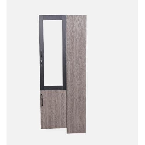 Royaloak Tivoli Book Shelf 2 Door | HDF with Melamine Finish | Superior Strong Construction | Ample Storage | Closed Storage Shelves | Space Saver Design | Soft Closure Hinges | for Home, Brown 3