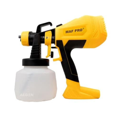 MAF PRO MPSG-3508 550W Electric Paint Spray Gun with 3 Modes | 1000ml Cup Volume | Adjustable 1-2.5mm Nozzle | Variable Flow | Lightweight DIY & Professional Tool for Walls, Furniture & Automotive