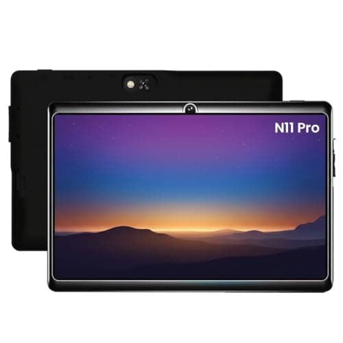 IKALL N11 Pro 7” Android Tablet – 2GB RAM, 16GB Storage (Expandable), WiFi Enabled | 3000mAh Battery | Dual Camera | Compact & Lightweight Tablet for Entertainment & Learning (Black)