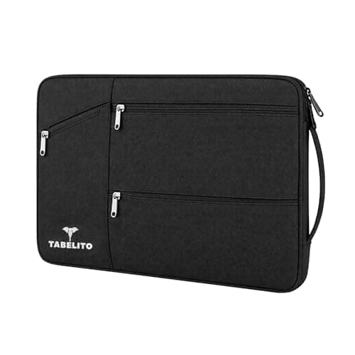 Tabelito® Hybrid Laptop Bag Sleeve Case Cover Pouch for 14 Inch Laptop Apple/Dell/Lenovo/Asus/Hp/Samsung/Mi/MacBook/Ultrabook/Thinkpad/Ideapad/Surfacepro (13.3 inch, Black) 3
