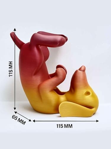Barky – 3D Printed Dog Bottle Holder | Cute Pet Bottle Stand for 750ml Wine, Water & Soda | Fun Desk & Table Organizer | Unique Gift for Dog Lovers, Pet-Themed Home Décor & Office Accessories 2