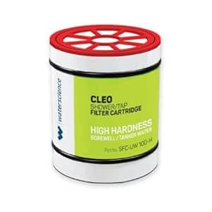 WaterScience Replacement Cartridge for CLEO Shower and Tap Filter for Hard Water | Borewell/Tanker Water Cartridge | Hard Water Softener