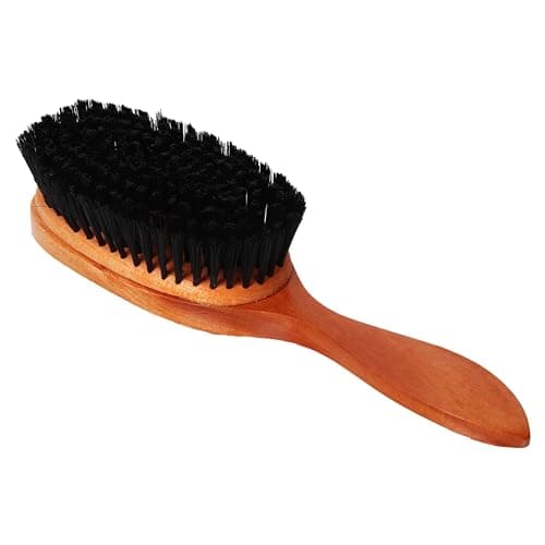 DroliaFresh Premium Coat Brush Dust Remover for Clothes, Suitable for Cloth Cleaning and as Lint Remover for Blazers, Jackets & Suits. Polished Hardwood PP Bristles (Pack of 1) Brown