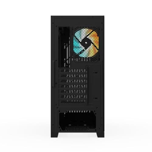 GIGABYTE C103 Glass Global Mid-Tower Gaming PC Case | Tempered Glass Side Panel, Optimized Airflow, Sleek Design & Efficient Cable Management | Supports ATX/Micro-ATX/Mini-ITX Motherboards 4