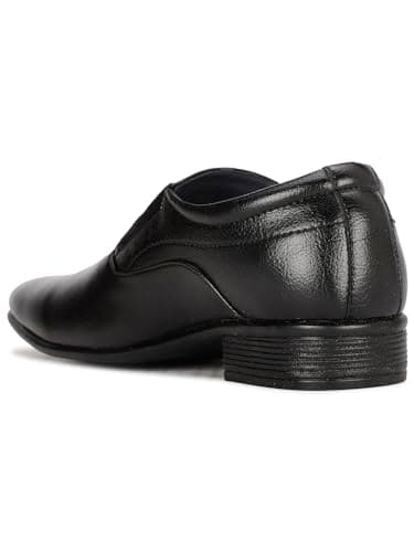 Bata Boss-Slick Men's Black Formal Shoes - 7 UK (8516451) 4