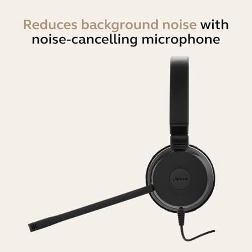 Jabra Gn Netcom Evolve 20 Uc Duo Ms Optimized, USB Wired On Ear Headphones with Mic, Multicolor 5