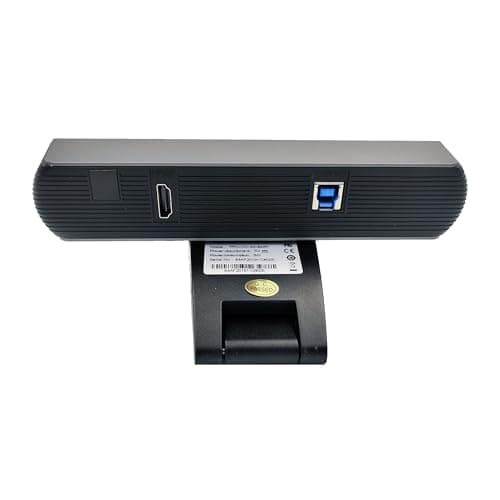 Peoplelink InstaVC 4K AI Auto Frame Camera,4k@30fps, FOV 120°,8X Digital Zoom, ePTZ (pan,Tilt and Zoom),Plug & Play,Noise Reduction,Ultra HD Streaming for Zoom, YouTube, Gaming & Meetings 5