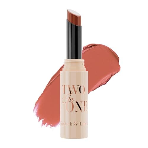 Character Two in One Lipstick & Lipcare | Intense Matte Color + Nourishing Lip Balm | Long-Lasting, Waterproof, Hydrating Formula with Beeswax | Smooth & Soft Lips All Day (CTO104, 2g)