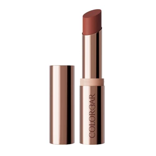 Colorbar Kissproof Lipstick | First Date Brown | Lightweight Matte Texture | Long-Lasting Vegan Lip Color | Paraben, Mineral Oil, Sulphate & Cruelty Free | 3.7 g