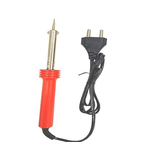 NVEE1 25 ST Soldering Iron Thermocol Cutter | 25W, Pointed Tip, Bakelite Handle, Pure Copper Cable | Ideal for Electronics Repair, Soldering, Thermocol & Plastic Sheet Cutting