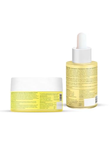 PLIX - THE PLANT FIX Pineapple Pigmentation Skincare Regime For Dark Spot Removal | Face Serum and Moisturizer Combo With 2% Alpha Arbutin For Women & Men, Pack of 2 (30ml + 50g) 2