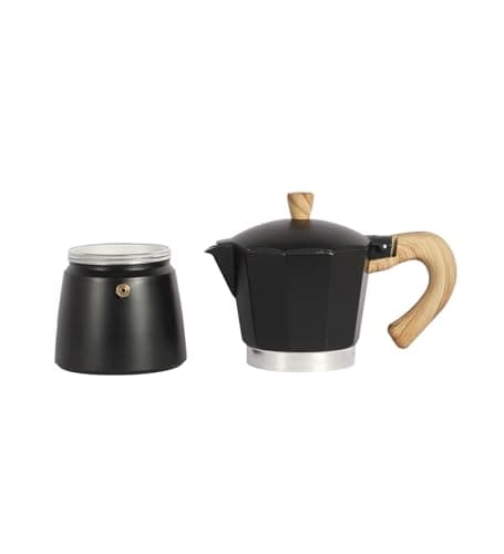 NATURALLYOURS ALUMINIUMWARES - MOKA POT COFFEE MAKER 300 ML (BLACK) 4