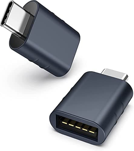 rts USB C To USB Adapter[2-Pack],Thunderbolt 3 To USB 3.0 OTG Adapter Compatible With Macbook Pro,Chromebook,Pixelbook,Microsoft Surface Go,Samsung Galaxy S9 S10 S20 S21 S22 Ultra,Iphone 15 16 Pro Max