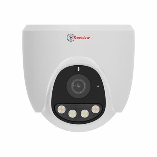 Trueview Smart Security Camera 4G 3mp CCTV Dome Camera for Home | Shop | Office | Farm | Construction Site | Sim Based Camera (T18294S-Trueview 3MP WiFi Dome STQC)