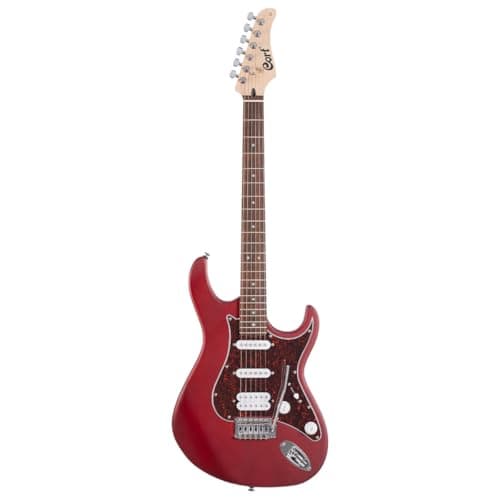 Cort G115SE CRD Electric Guitar – Double Cutaway, H-S-S Pickup Configuration, Beveled Heel & Satin Neck Finish