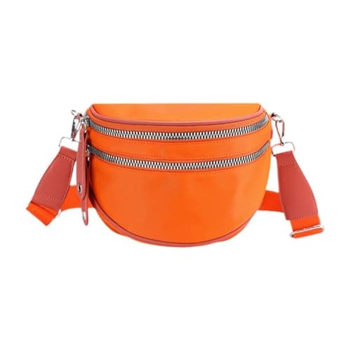 ATORSE Women Shoulder Bag Travel Purse Handbag For Vacation Traveling Party Orange