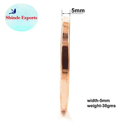 SHINDE EXPORTS Pure Copper Adjustable Kada Bracelet for Men & Women 4