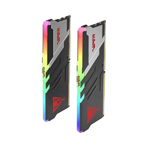 Patriot Memory Viper Venom RGB DDR5 32GB (2 x 16GB) 6000MHz UDIMM Desktop Gaming Memory KIT PVVR532G600C36K 3