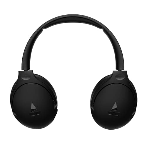 Boat Rockerz 551ANC Bluetooth Hybrid Active Noise Cancellation Over Ear Headphones with Up to 100H Playtime, ASAP Charge, Ambient Sound Mode &Dual EQ Modes, Enx Technology(Stellar Black) 4