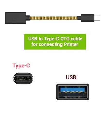 Type C OTG Adapter TX17 for Connecting Printer to Mobile Phones USB Cable 5