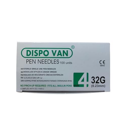 Pen Needle 32G 4mm, Universally usable with all pens 5