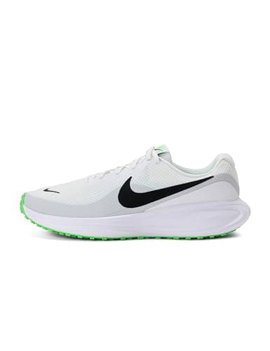 Nike Men Revolution 8 White/Black-Pure Platinum-Glacier Blue Running Shoes 8 UK