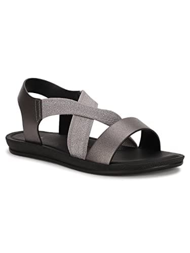 Bata QUINCE Women's Slip-on Sandal - GREY 8UK (5612103)