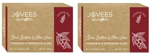 Jovees Herbal Shea butter & Aloe Vera Hydrating & Refreshing Soap 100G (Pack of 2)