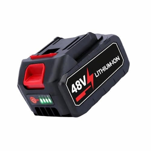 Rexmon 48Vf Lithium-Ion Digital Battery | Max Power Link System | Rechargeable Battery Pack for Cordless Power Tools – 12000mAh Li-ion | Power Share Compatible (Digital Indicator Battary)