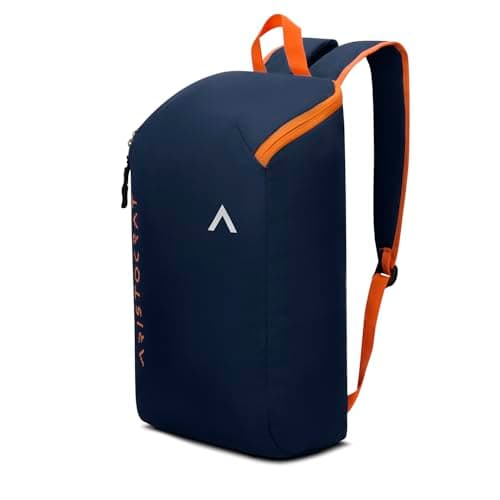 Aristocrat Berry 11L Casual Daypack with Adjustable Shoulder Straps, Lightweight, Durable Premium Polyester Backpack, Single Compartment & Reverse Zipper, For Men & Women, Navy