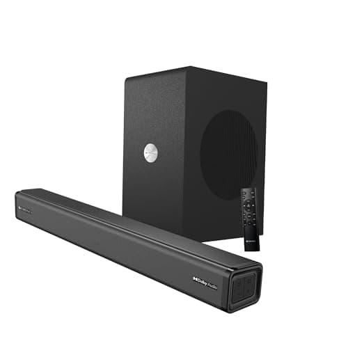 ZEBRONICS Juke BAR 8700 PRO 200W Dolby Soundbar with Wireless Subwoofer, Supports Bluetooth, HDMI (ARC), AUX, Dolby Audio, LED Display, Wall Mountable, Virtual Surround Sound, Dual Drivers