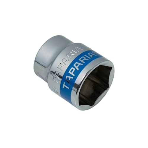 Taparia 1/2" Square Drive Socket (22 mm)-Hex or 6 point Socket for Standard Nuts & Bolts Compatible w/Ratchets, L Handles, Wrenches, Power Tools-Automotive & Mechanical Work for Garages, DIY 4