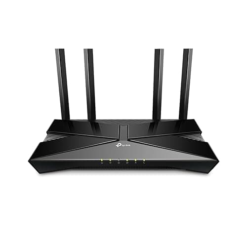 TP-Link XX530v AX3000 Wi-Fi 6 XPON Wireless Router | Black | Dual Band 2.4GHz & 5GHz | 4 Fixed High-Gain Antennas | 4 Gigabit LAN Ports | 1 VoIP Port | SC/APC Fiber Port | Easy Remote Management