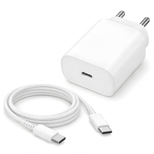 25W Charger for Samsung with Type C Cable | Super Fast Charging for Galaxy S26/S25 Ultra, S24 FE, A56/A36, M15/M17/M55 5G, F15/F55/Z Fold & S/A/M/F/Z Series - BIS Certified