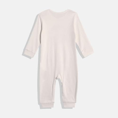 Mothercare Girls Autumn Charm Printed Full Sleeve All-In-One | Soft Baby Romper Sleepsuit for Infants & Toddlers, Light Pink 3