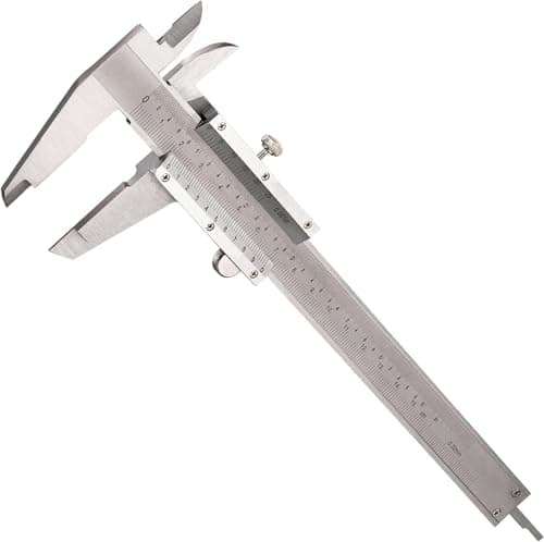 Inditrust Vernier Caliper, 0-150mm Stainless Steel, Manual Scale for Internal External and Depth Measurement
