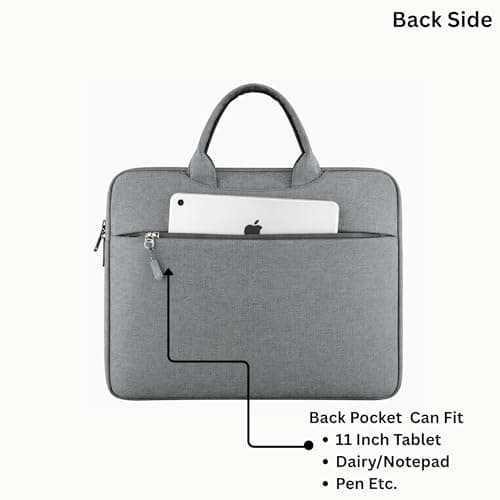 Tabelito Basic 15.6 inch Laptop Bag Sleeve Cover with Box for 15.6 inch HP/Dell/Accer/Apple/Asus/Lenovo/Ultrabook/Razer Etc.-Grey 15.6 INCH 3