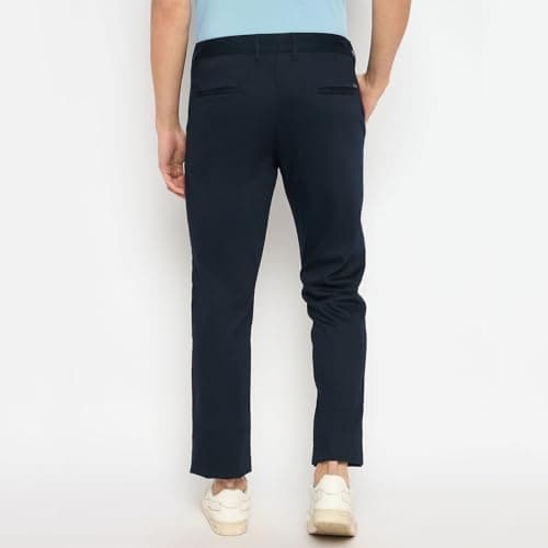 Duke Urban Men Cotton Chinos Trousers (SDT4595_Navy_38) 4