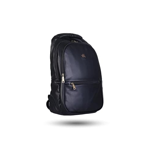 Wild Adventure Spacious/Large multi Compartment Laptop Backpack | College Bag, Travel Bag for Men Women Boys & Girls | Black | 33 L Capacity (Black)