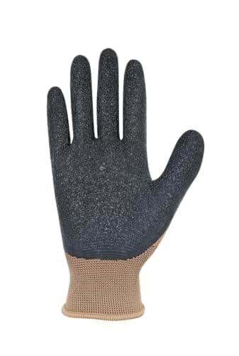Karam HS02 Latex Coated Safety Work Gloves | Excellent Grip in Dry & Wet Conditions | Durable & Comfortable Glove with High Dexterity | Abrasion & Tear Resistant Hand Gloves | Size-M | Pack of 10 5